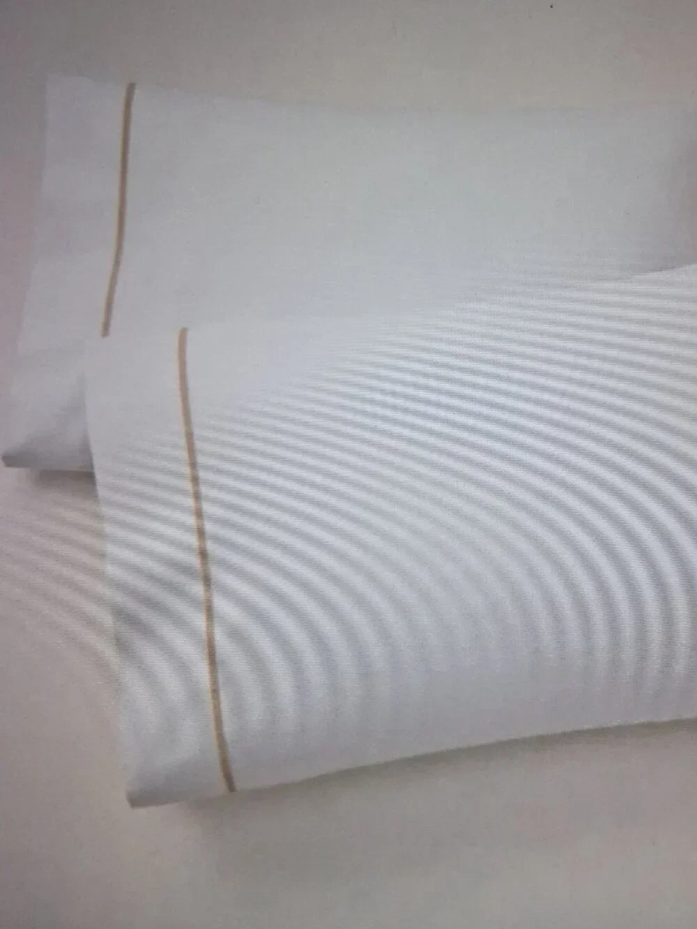 NWT Ralph Lauren Palmer King Pillowcases Organic Cotton Sand Dune  Set of Two